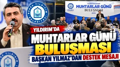 BURSA – BHA  Yıldırım Belediye Başkanı Oktay Yılmaz, 19 Ekim
